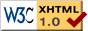 Valid XHTML 1.0 !